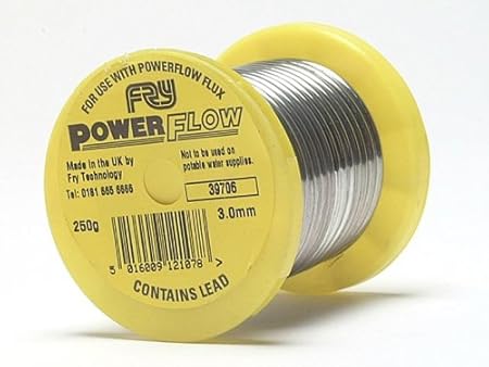 Fry 's Metals Powerflow Lötzinn 3 mm – 250 G SPULE