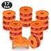 V VONTOX Line String Trimmer Replacement Spool Suitable for Worx String Trimmer, 17 Pack (16 Replacement Line Spool and 1 Trimmer Cap Cover), 10ft 0.065