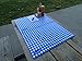 Picnic Table Mat - Wind Resistant, Waterproof - Foldable Sturdy Plastic Mat to cover Dirty Picnic Tables. For Picnic, Camping, Travel, Tailgate Party. Quick Set Up, Easy to Clean