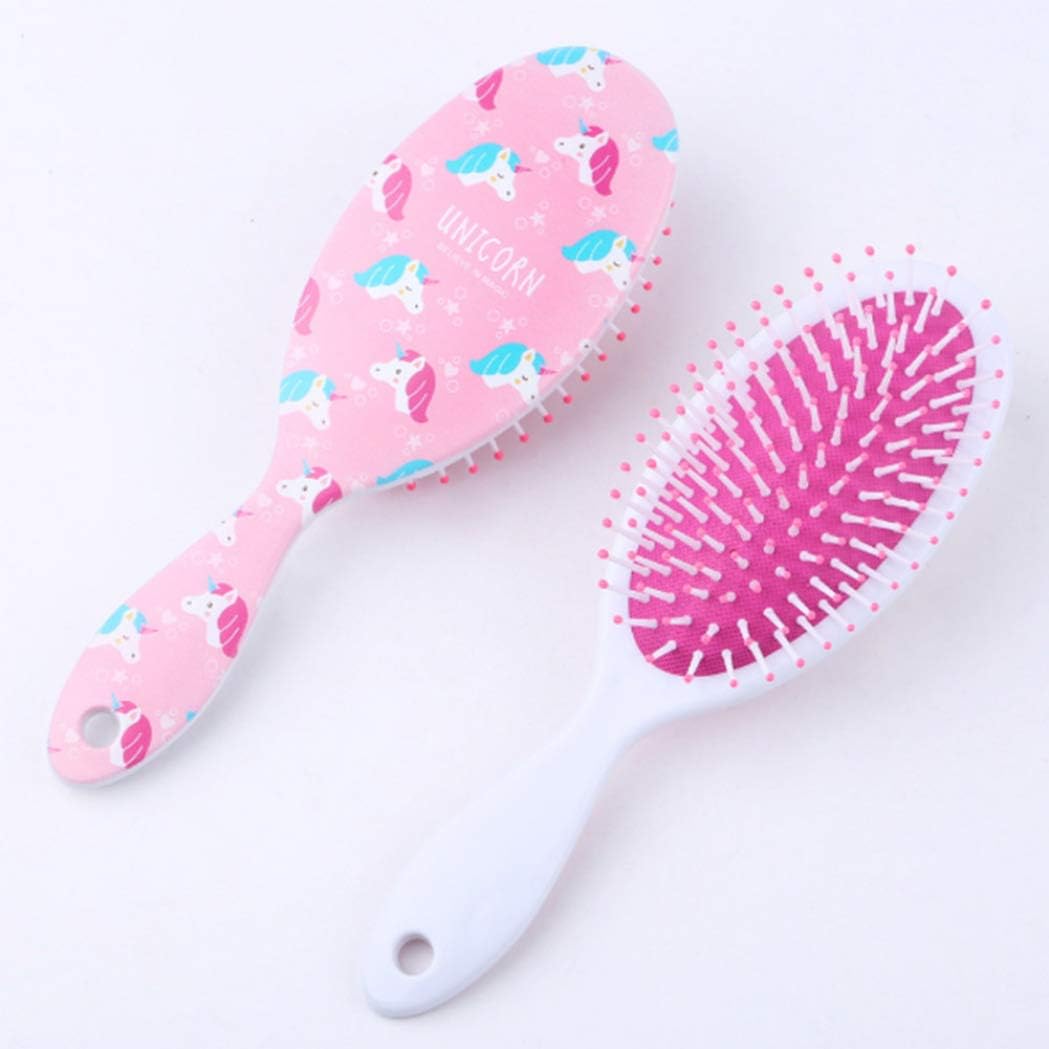 Joyce Hugh remarkable New Unicorn Flamingo Hair Detangler Brush, Cute Anti-static Massage Comb Hair Brush for Sensitive Scalp, Gentle Detangling, Volumizing Best Brush for(PK)