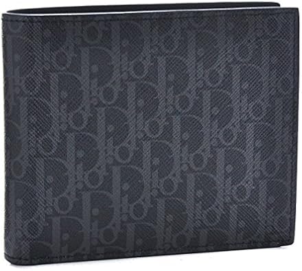 Amazon Dior Homme ディオール オム 財布 メンズ Pvcコーティングキャンバス 2つ折り財布 ダークグレー ブラック 2debc027 Xis 02g 並行輸入品 Dior Homme ディオール オム 財布