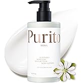 PURITO Luminous Moisture Shea Butter Body Lotion, Shea Butter, Gentle on Skin, Moisturizing, Dry Skin, Pump Bottle, K-Beauty, 300ml / 10.14 fl. oz. (Cotton Dreamlight, 10.14 fl. oz.)