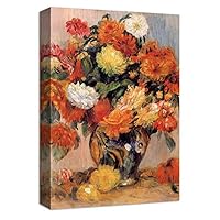 Canvas Wall Art Young Woman by Pierre Auguste Renoir Canvas Prints Home Artwork Decoration for Living Room,Bedroom - 12x18 inches