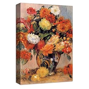 Canvas Wall Art Young Woman by Pierre Auguste Renoir Canvas Prints Home Artwork Decoration for Living Room,Bedroom - 12x18 inches
