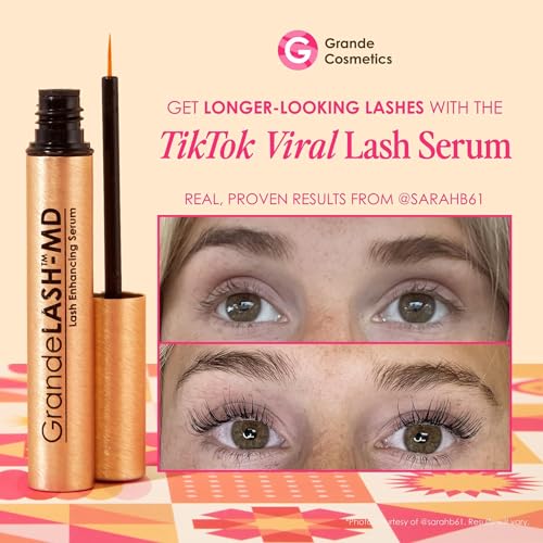 Generico Cosmetics Lash Enhancing Siero per la crescita delle ciglia per lunghezza e volume, 4 ml