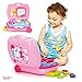 Toyk Super Fun Multifunctional Music Suitcase Kids Learn Beauty Salon Cosmetic Toys Set Lights with Adjustable Sound Educational Music Toys for 1 2 3 4 5 6 7 8 9 10 Year Old Boys Girls