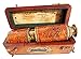 16 Inch 1920 Marine Telescope Collectible Décor Nautical Spyglass Antique Mounted Solid Brass Pirate Telescope with Wooden Box and Carving Bounded