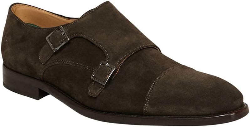 PS PAUL SMITH Frank Double Buckle Brogues Men Brown