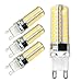 Kakanuo G9 LED Bulb Dimmable 5 Watt Equivalent to 40W Halogen bulb Warm White 3000K G9 Bi-pin Base 72X2835SMD AC 110V-130V (Pack of 4)