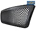 EAG Replacement Mesh Grille Upper Front Matte Black Grill Fit for 2004-2008