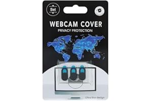 Webcam Cover (3 Pack) - Ultra Thin 0.03 inch Laptop Camera Cover Slide - Protects Privacy & Security - Compatible with MacBoo