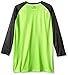 Under Armour Boys' Tech 3/4 Sleeve, Fuel Green (363)/Black, Youth Large