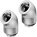 Corsair Hydro X Series 45° Rotary Adapter, Chrome, 2-Pack