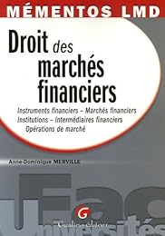 Droit des marchés financiers