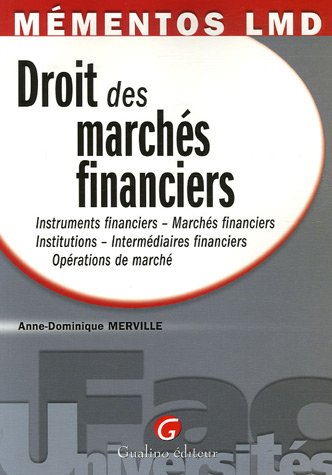 Droit des marchés financiers