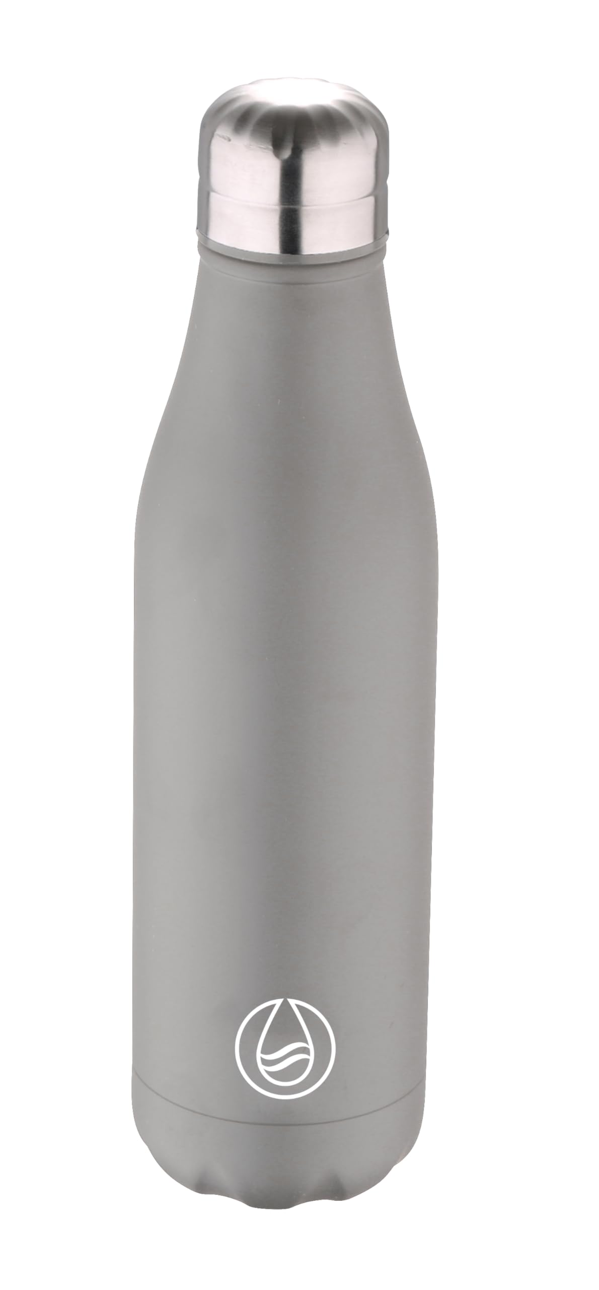 BERGNER Thermo Cola Bottle 500 ml Stainless Steel Grey Walking Anywhere, 500 ml