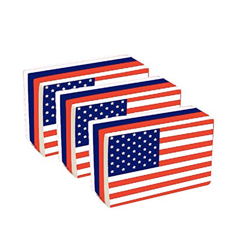 Independence Day Toys, KESEELY Squishies American Flag Slow Rising Cream Stress Relief Toys for 4th of July (A)