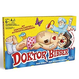 Hasbro B2176398 Dr. Bibber – Das Duell Der Ruhigen Hände, klassisches Vorschulspiel