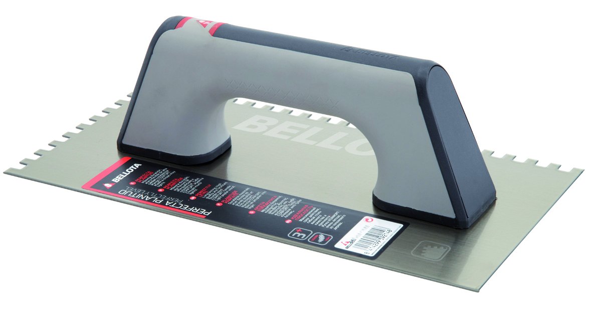 Bellota 5873-12 BIM "Castle" Tooth Comb Tool, Bi-Material Handle, 12 mm