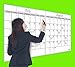 USI Opti ClearJumbo Monthly Dry Erase Wall Calendar, 2 Months, 36