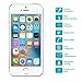 iPhone SE / 5 / 5C / 5S Screen Protector Tempered Glass, Ultra-Clear Scatterproof Glass, Scratch Resistance Cell Phone Screen Protectors, 2 Pack