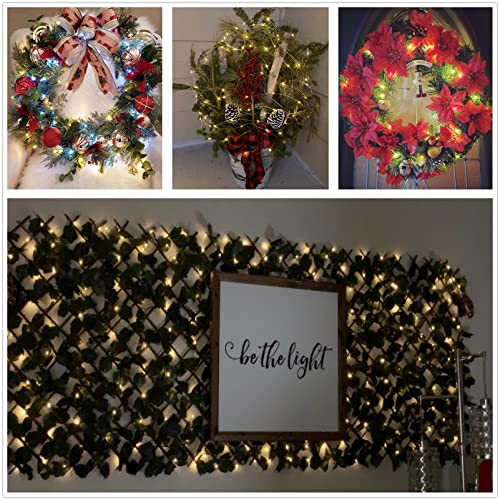 Battery Operated String Lights for Bedroom 7Ft 20 LED Silver Copper Wire Fairy Lights Room Decor for Teen Girls Starry Moon Lights for Garlands Centerpiece Party Table Christmas Decor Light Warm White