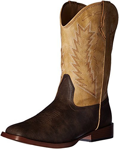 Roper Boys' Billy Western Boot, Brown, 3 M US Infant