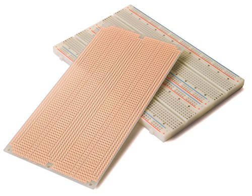 BB1660+SB1660 Kit, Solderless BreadBoard with SB1660 Solderable PCB, Both with 1660 Point Pattern - Thumbnail 2