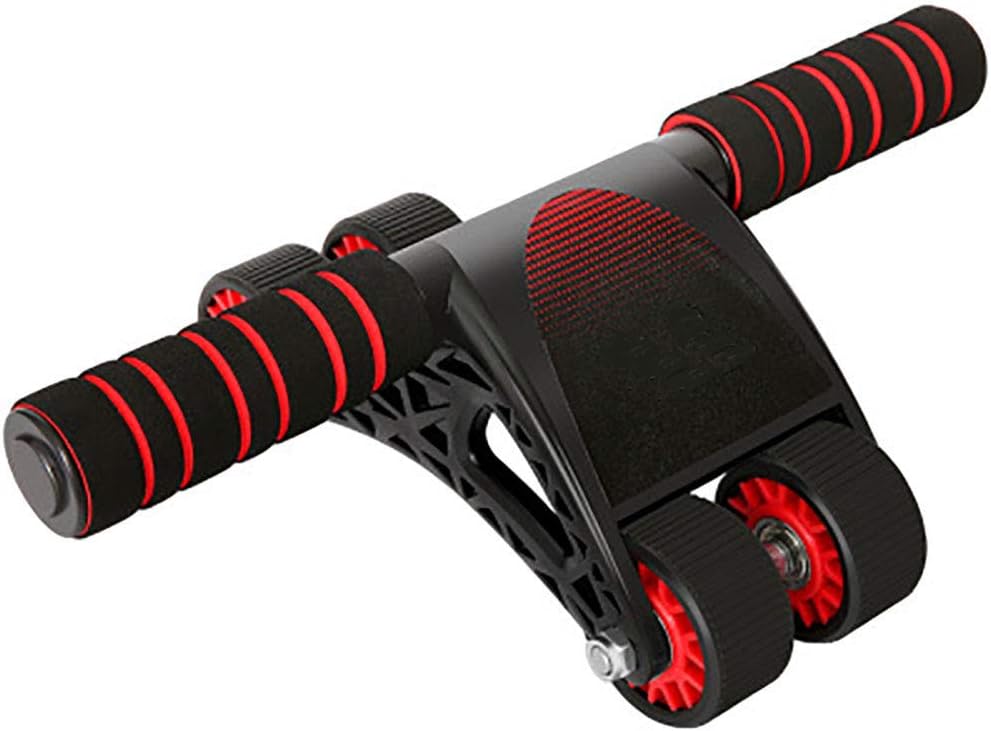 Maxspace Abdominal Roller Wheel, 4-Wheel Ab Core Carver Safe and Stable Fitness Machine with a Knee Pad Stomach Core Training Strength Training Equipment for Men & Women Home Workout Gym Exercise