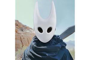 LANMACHOICE Knight Mask Cosplay Costume Accessories Funny Halloween Game Character Full Haed PVC Mask (pointy model)
