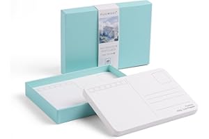 Fuumuui 40 Cards Watercolor Postcards Blank 4 x 6 inch, 140lb/300gsm, 100% Cotton Cold-Pressed Art Paper for Painting, DIY, M