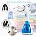 Moer Sky Handheld Garment Steamer Mini Portable Travel Garment Steamer for Clothes Fast Heat Fabric Wrinkle Iron Steamer with Large 280ml Water Tank Capacity and Anti-Leakage Design