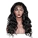 Dolago 250% Density Lace Front Wigs Human Hair Body Wave for Black Women, Premium Brazilian Virgin Hair Lace Frontal Wig Pre Plucked with Baby Hair, Glueless Full End Lace Wigs Natural Color 18Inch