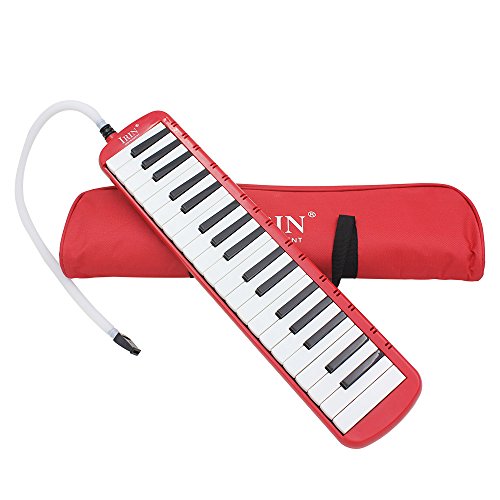 ammoon 37 Piano Keys Melodica Pianica Musical Instrument with Carrying Bag for Students Beginners Kids
