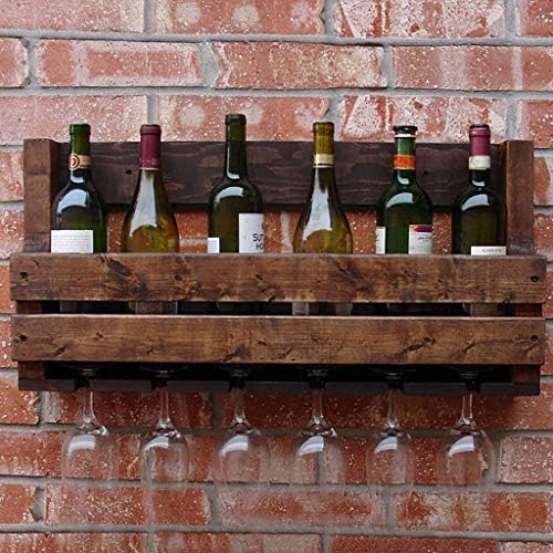 Zxyan 再再販 ワインホルダー ワインラック おしゃれ 家庭用品キッチンワインホーム ワインセラー バー インテリア カウンタートップ 35センチメートルに適した耐久性の高いカップホルダーをぶら下げソリッドウッドウォールラック テーブル ワインショー70 自宅に最適