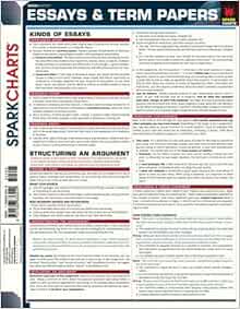 Chart essay papers spark sparkcharts sparknotes term 08 image