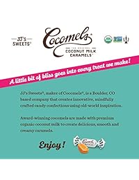 Caramelos de leche de coco Cocomels, orgánicos, sin lácteos