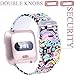 allbingo Fitbit Versa Cute Bands,Women Men Replacement Strap Wristband for Fitbit Versa Smart Watch (Gorgeous Flowers, Small)