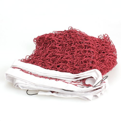 Domybest 6.1m0.76m Professional Training Square Mesh Badminton Net Darkred