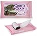 Gears Out Crusty Clam Crevice Wipes - Moist Wipes for Women - Discreet Travel Size - Bachelorette Party Favors - Made in The USA