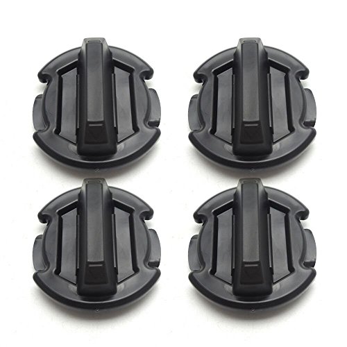 4Pcs Twist Floor Drain Plug Trap Seal for 2014-2018 Polaris RZR 1000 900 XP Turbo (Updated Version)