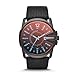 Diesel Men's DZ1657 Master Chief Black Ip Leather Watch