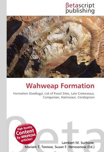 Wahweap Formation Formation (Geology), List of Fossil Sites, Late
