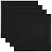 Now Designs Spectrum Cotton Napkins, Black, Set of 4