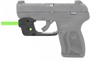 VIRIDIAN WEAPON TECHNOLOGIES Viridian E Series Green Laser Sight, Custom Gun Fits, Railed or Non-Railed Pistols, Class 3R Green Laser Sight, 5mW Output