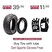 [Get Sports Gloves Free]110/50-6.5 Rear Tire+Inner Tube for 40cc 47cc 49cc Mini Pocket Bike Scooters Dirt Pit Bike