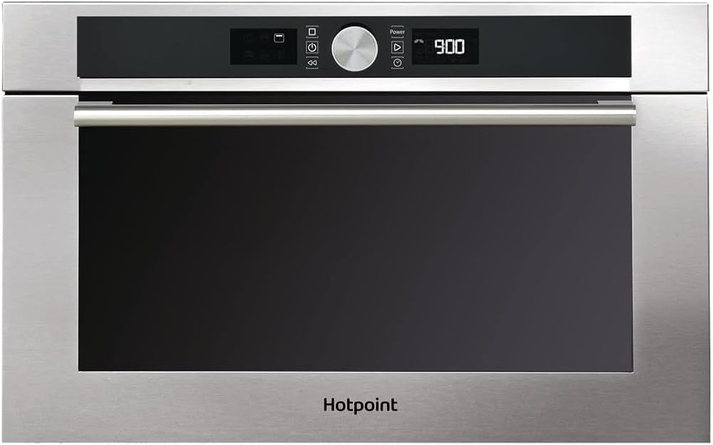 Hotpoint 31L 1000W Built In Microwave & Grill - Stainless Steel