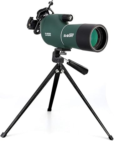 Amazon Svbony Sv28 フィールドスコープ スポッティングスコープ 傾斜型 15 45x 50mm Bk7プリズム 多層コーティング Ip65防水 天体観測 野鳥観察 バードウォッチング 汎用スマホアダプタ付き 卓上三脚付き フィールドスコープ 通販