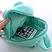 Gloveleya Kid's Angela Girl Cartoon Plush Backpack School Shoulder Bags Green 8'' for 1-3 Years Old Kids
