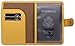 Zoppen Passport Holder Cover Wallet for Women Rfid Blocking Travel Wallet Id Card Case (#4 Mustard Yellow)